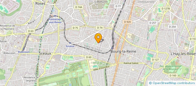 localisation de l'entreprise FORMATION COGITO à SCEAUX