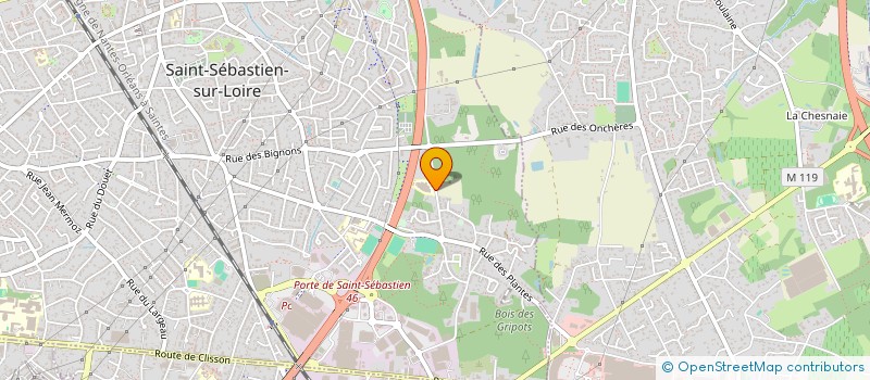 localisation de l'entreprise FORMATION COMPAGNONNIQUE DES PAYS DE LA LOIRE à SAINT-SEBASTIEN-SUR-LOIRE