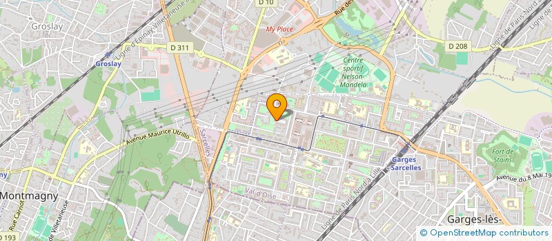 localisation de l'entreprise FORMATION CONSEIL AUDIT  SARCELLES