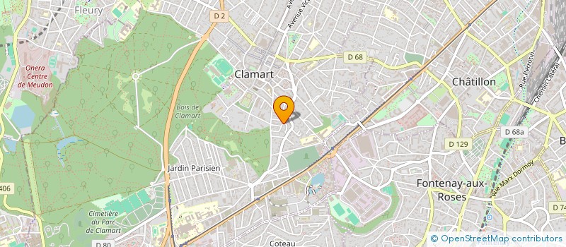 localisation de l'entreprise FORMATION - CONSEIL - AUDIT STRATEGIQUE ET TECHNIQUE à CLAMART