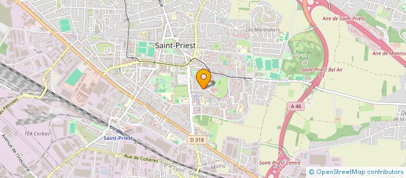 localisation de l'entreprise FORMATION CONSEIL CREATION INFORMATIQUE  ST PRIEST