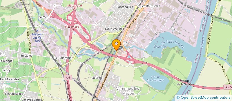 localisation de l'entreprise FORMATION-CONSULTANT-ETUDE-EXPERTISE  VARENNES-LES-MACON