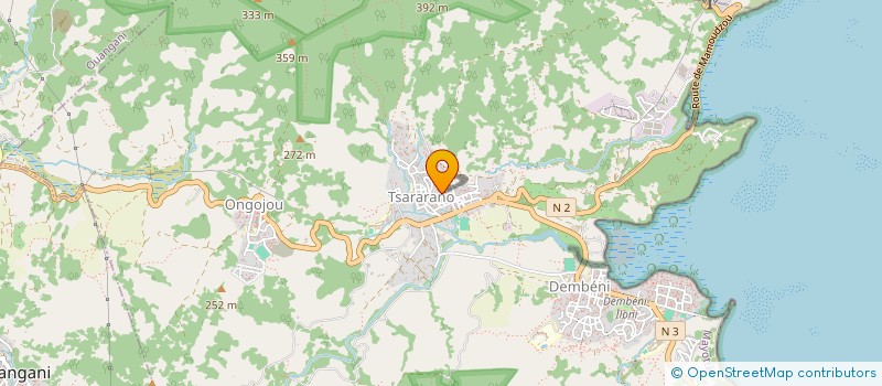 localisation de l'entreprise FORMATION CULTURELLE DES JEUNES DE TSARARANO à DEMBENI