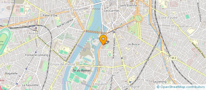 localisation de l'entreprise FORMATION D'ANIMATEURS TOURISTIQUES à TOULOUSE