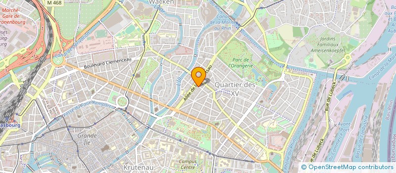 localisation de l'entreprise FORMATION DE LA DISTRIBUTION DISTECH à STRASBOURG