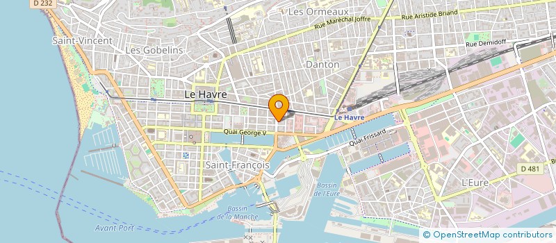 localisation de l'entreprise FORMATION DEMOCRATIE NORMANDIE HAVRE à LE HAVRE