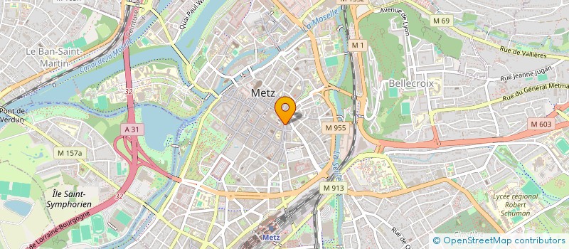 localisation de l'entreprise FORMATION DES ARTISTES ET DES PROFESSIONNELS DE L'ART ET DE LA CULTURE  METZ