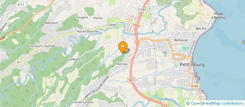 localisation de l'entreprise FORMATION DES ENTREPRISES à PETIT-BOURG
