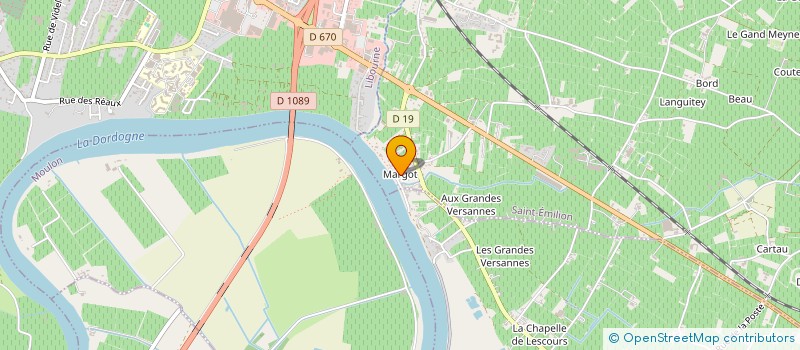 localisation de l'entreprise FORMATION DU CHEF D'ENTREPRISE à SAINT-EMILION