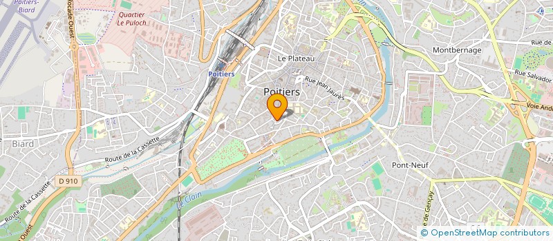 localisation de l'entreprise FORMATION ECHEC ET MAT à POITIERS