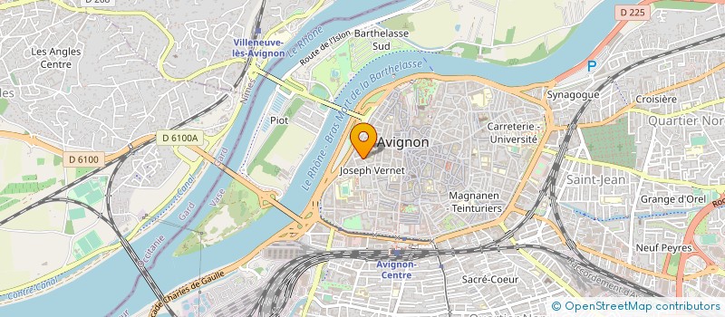 localisation de l'entreprise FORMATION EMPLOI ENTEPRISES à AVIGNON