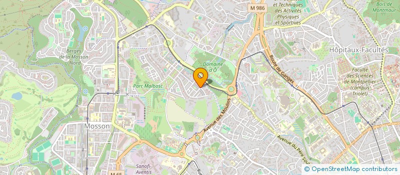 localisation de l'entreprise FORMATION EN IMMUNO ALLERGOLOGIE à MONTPELLIER