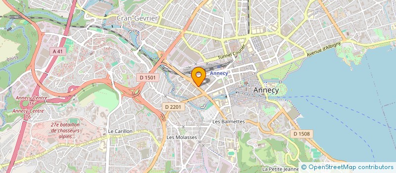 localisation de l'entreprise FORMATION EN MARKETING NUMERIQUE à ANNECY