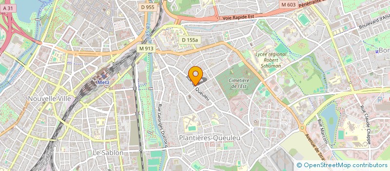 localisation de l'entreprise FORMATION ENSEIGNEMENT REGLEMENTATION à METZ
