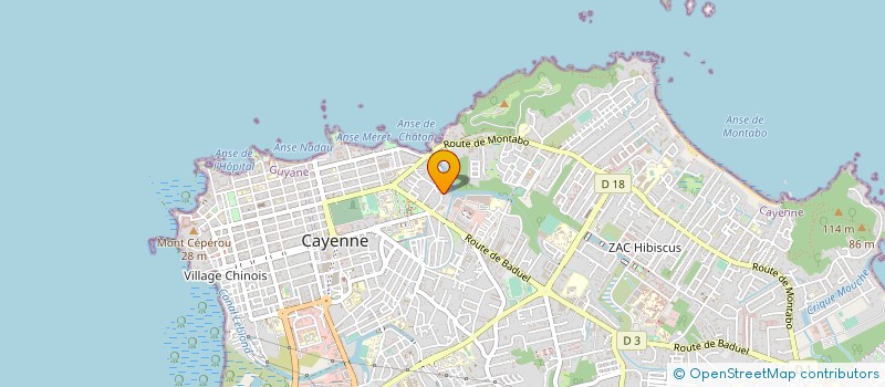 localisation de l'entreprise FORMATION ENTRE-DEUX à CAYENNE