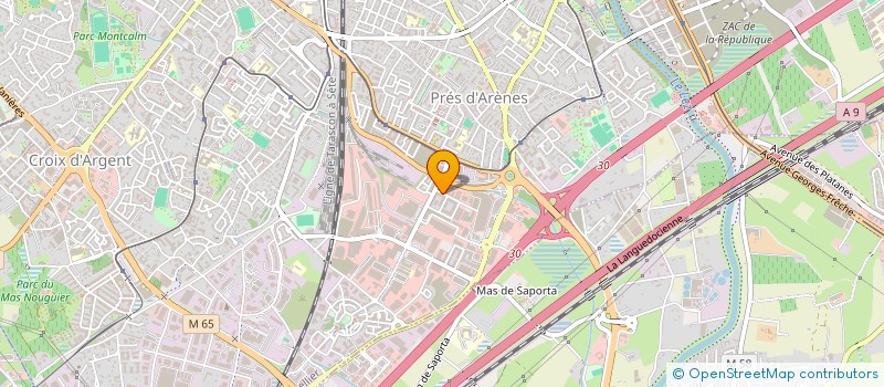localisation de l'entreprise FORMATION ENTREPRISE à MONTPELLIER