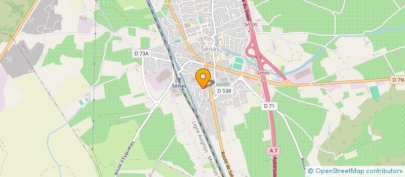 localisation de l'entreprise FORMATION ET CONSEILS à SENAS