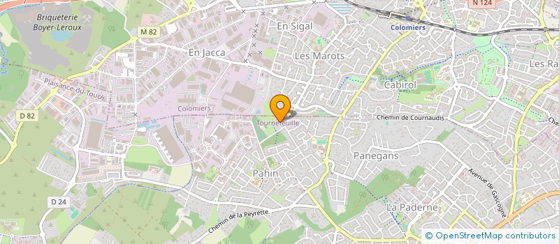 localisation de l'entreprise FORMATION ET DEVELOPPEMENT PROFESSIONNEL ET PERSONNEL à TOURNEFEUILLE