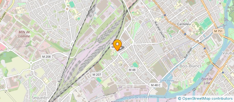 localisation de l'entreprise FORMATION ET RECHERCHE EN MEDECINE INTENSIVE REANIMATION à LILLE
