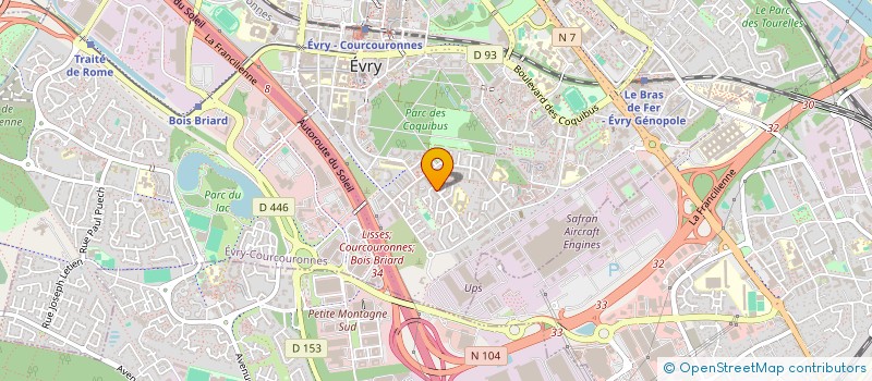 localisation de l'entreprise FORMATION ET SENSIBILISATION A LA SECURITE LIEE AUX DANGERS ELECTRIQUE à EVRY-COURCOURONNES