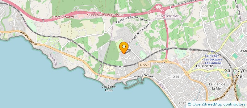 localisation de l'entreprise FORMATION ETUFE ET CONSEIL à SAINT-CYR-SUR-MER