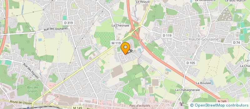 localisation de l'entreprise FORMATION EXPERTISE PERFORMANCE PREVENTION SPORT à BASSE-GOULAINE