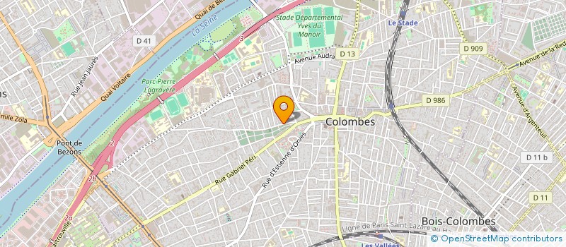 localisation de l'entreprise FORMATION FONDAMENTALE à COLOMBES