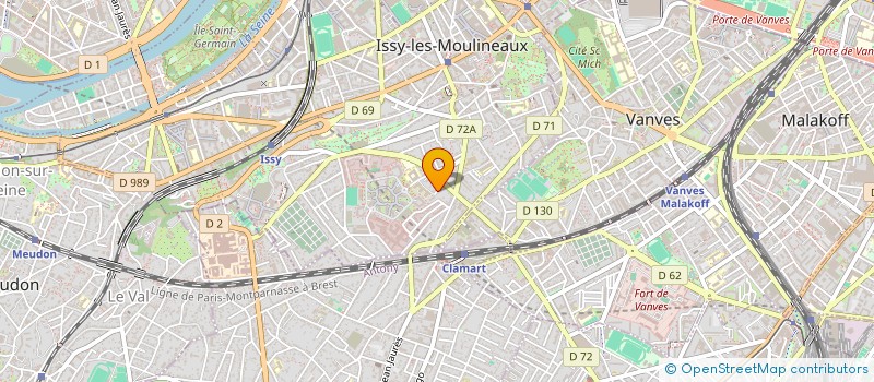 localisation de l'entreprise FORMATION GESTION ORGANISAT AU TRAVAIL à ISSY-LES-MOULINEAUX