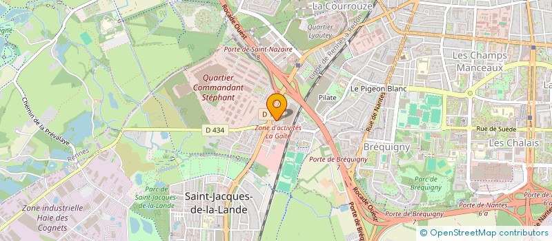 localisation de l'entreprise FORMATION GOOD FOR ME  SAINT-JACQUES-DE-LA-LANDE