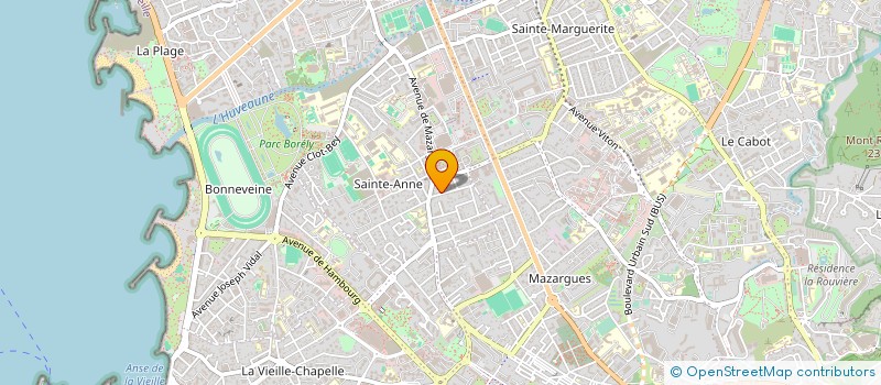 localisation de l'entreprise FORMATION GRAPHIQUE ASSISTANCE ACTIVE à MARSEILLE