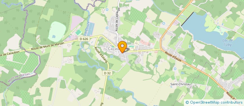 localisation de l'entreprise FORMATION HABILITATION CONSEIL SECURITE  CAZAUBON