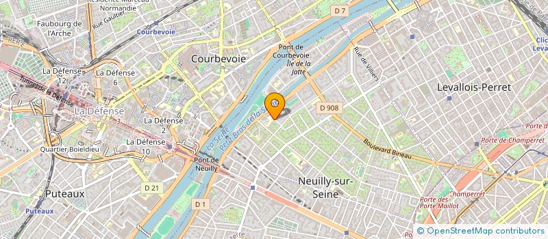 localisation de l'entreprise FORMATION, INFORMATION, DEVELOPPEMENT, ECHANGES INTERNATIONAUX à NEUILLY-SUR-SEINE