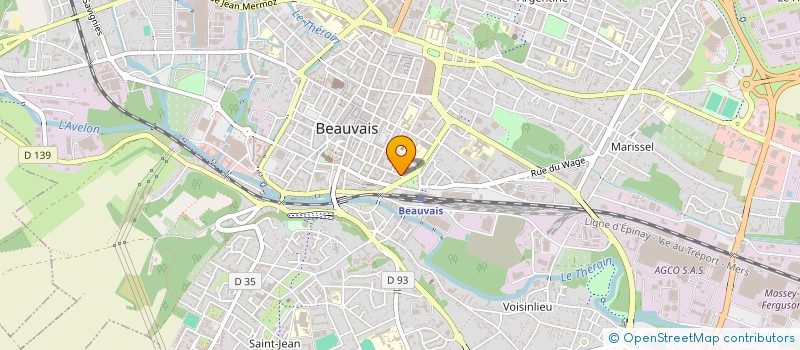 localisation de l'entreprise FORMATION INSERTION CONSEIL à BEAUVAIS