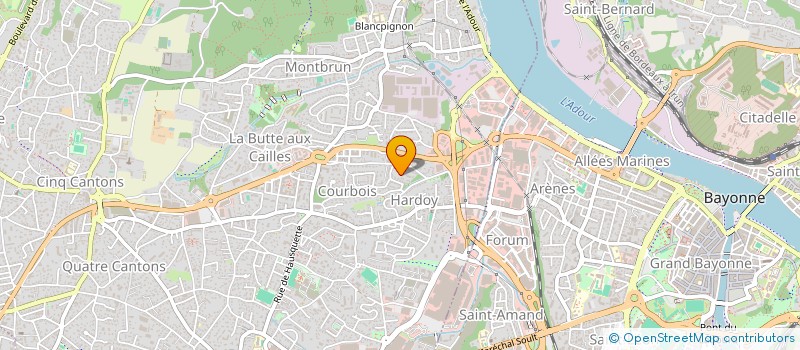 localisation de l'entreprise FORMATION INSERTION DES PROFESSIONS D'AUXILIAIRE DE VIE à ANGLET
