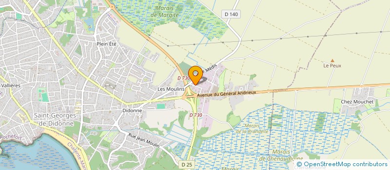 localisation de l'entreprise FORMATION INTERNATIONALE AUX SPORTS DE LOISIRS  SAINT-GEORGES-DE-DIDONNE