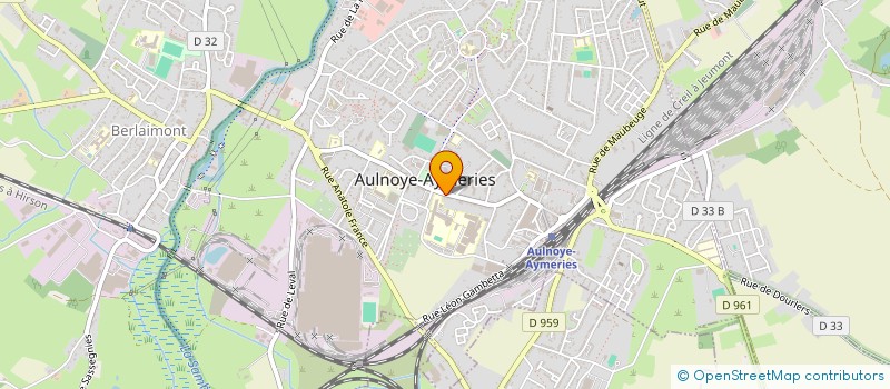 localisation de l'entreprise FORMATION-LIBERCOM  AULNOYE-AYMERIES