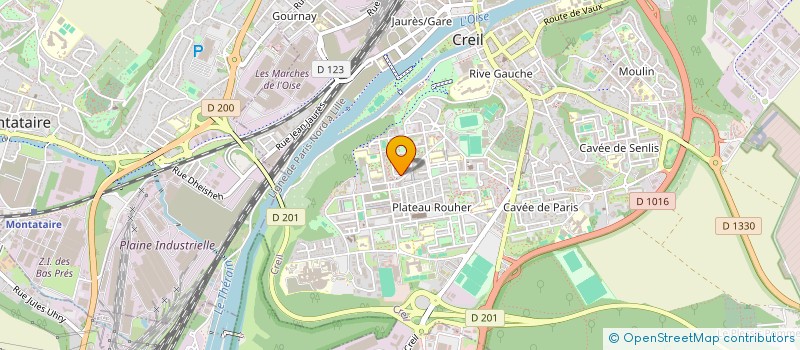 localisation de l'entreprise FORMATION MAITRISE INFORMATIQUE à CREIL