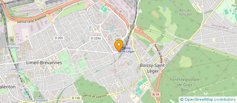 localisation de l'entreprise FORMATION MANAGEMENT PROGICIELS à BOISSY-SAINT-LEGER