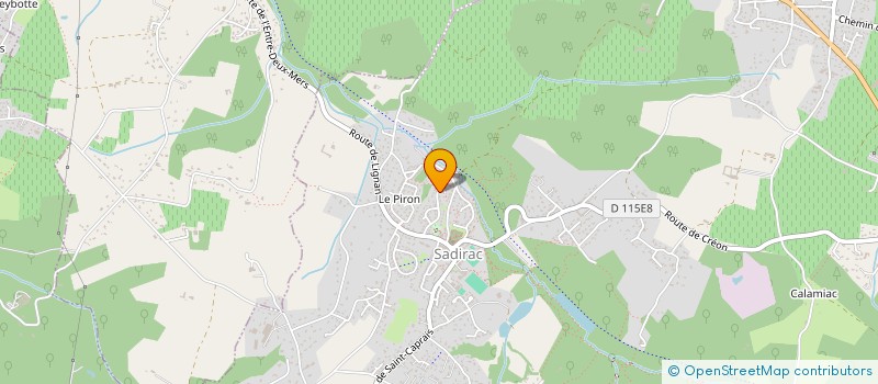 localisation de l'entreprise FORMATION MASSAGE RECUP  SADIRAC