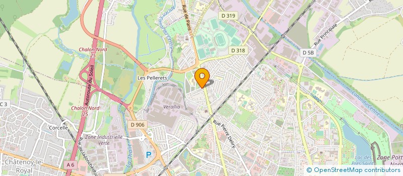 localisation de l'entreprise FORMATION MED CONTINUE DU CHALONNAIS  CHALON-SUR-SAONE