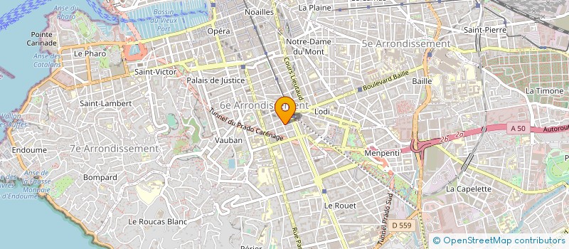 localisation de l'entreprise FORMATION MUSIC DELACROIX à MARSEILLE