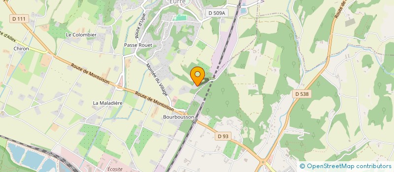 localisation de l'entreprise FORMATION ORGANISATION COMMUNICATION  EURRE