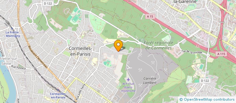 localisation de l'entreprise FORMATION PARISIS SAUVETAGE 95 à CORMEILLES EN PARISIS