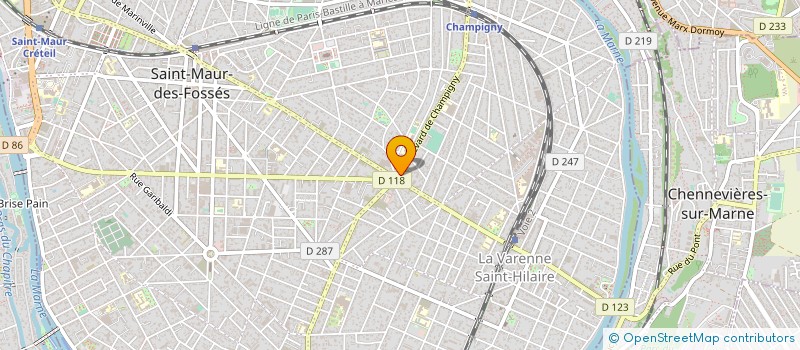 localisation de l'entreprise FORMATION PAS CHER à SAINT-MAUR-DES-FOSSES
