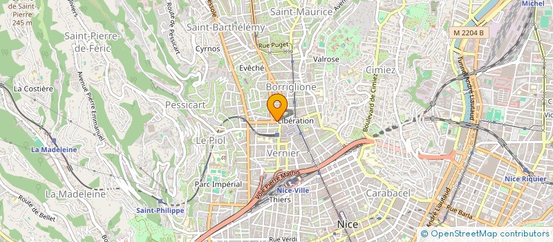 localisation de l'entreprise FORMATION PERMTE DES ORTHOPHONISTES à NICE