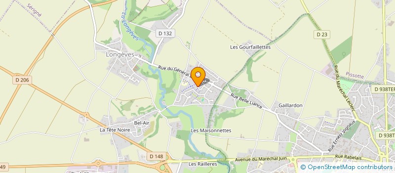 localisation de l'entreprise FORMATION POSITIVE  LONGEVES