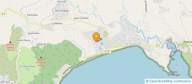 localisation de l'entreprise FORMATION POUR L'EMPLOI MARTINIQUE  DIAMANT