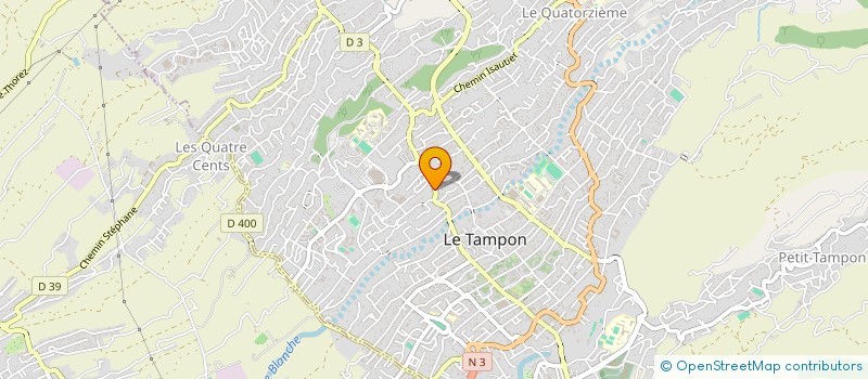 localisation de l'entreprise FORMATION POUR LA CONSERVATION DE L'ENVIRONNEMENT ET L'INSERTION PROFESSIONNELLE à LE TAMPON