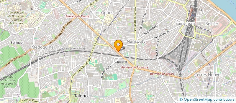 localisation de l'entreprise FORMATION PRATIQUE  BORDEAUX