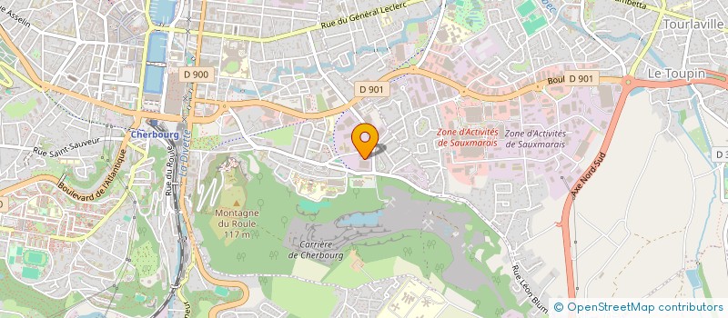 localisation de l'entreprise FORMATION PREVENTION  SANTE SECURITE  CHERBOURG-EN-COTENTIN